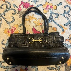 Coach Black Leather Handbag